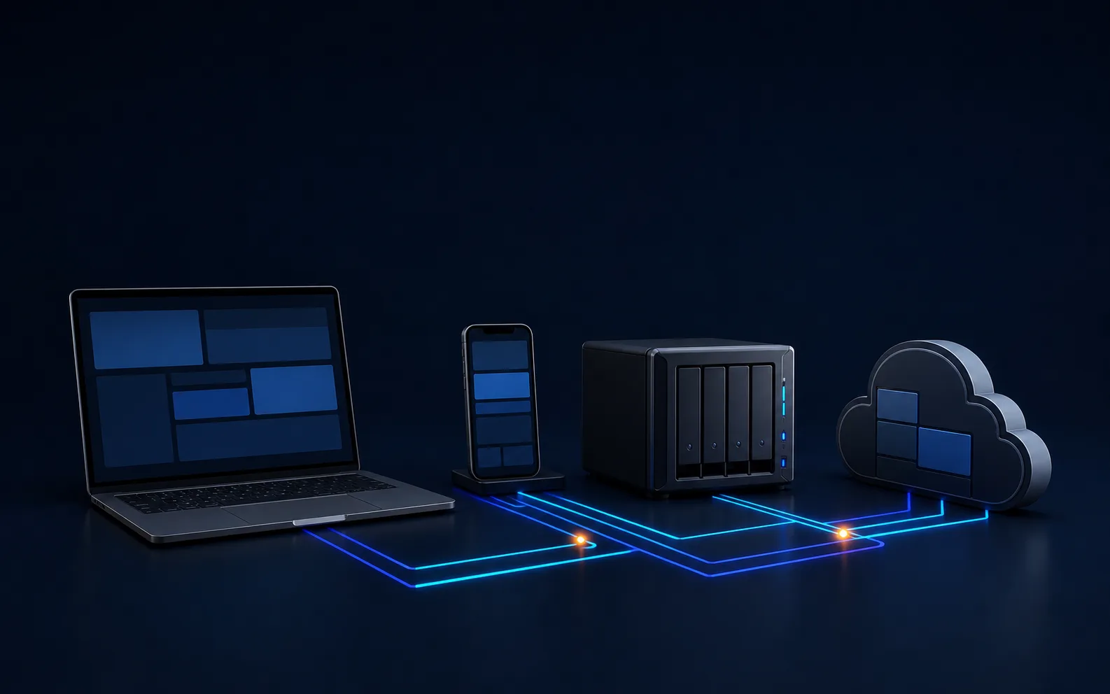 ED-Nexus collega desktop, mobile, NAS e servizi cloud in un unico flusso operativo